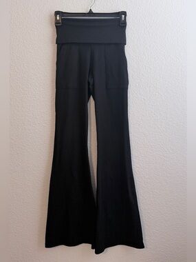 OFFLINE By Aerie The Hugger High Waisted Foldover Flare Legging Size XS Regular